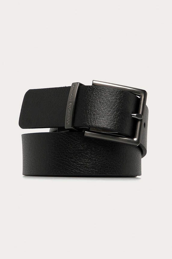 Armani Exchange - Pasek skórzany brązowy 951000.CC512