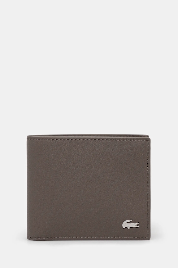 Lacoste δερμάτινο πορτοφόλι μπεζ NH1115FG