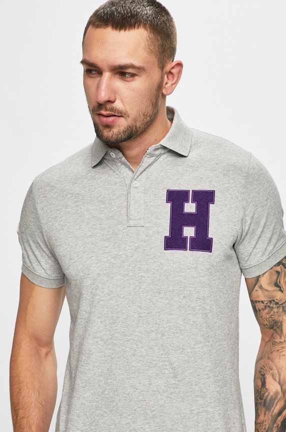 Tommy Hilfiger - Πόλο γκρί MW0MW08833