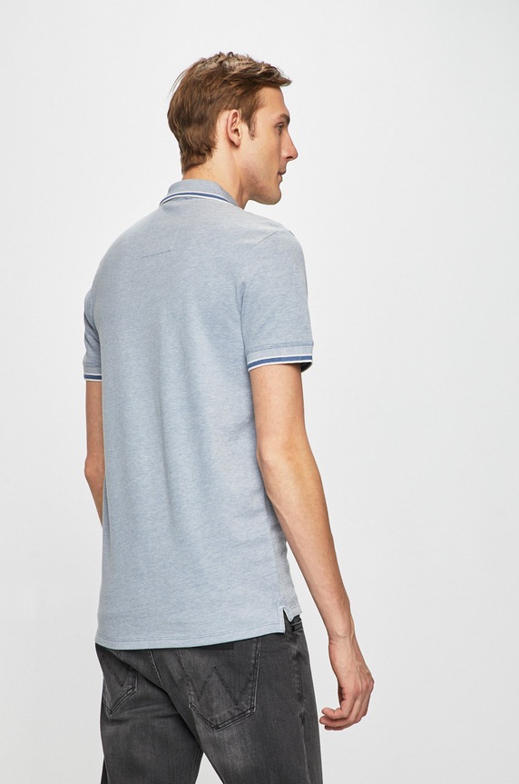 Oblečenie Selected Homme - Pánske polo tričko 16065598 modrá