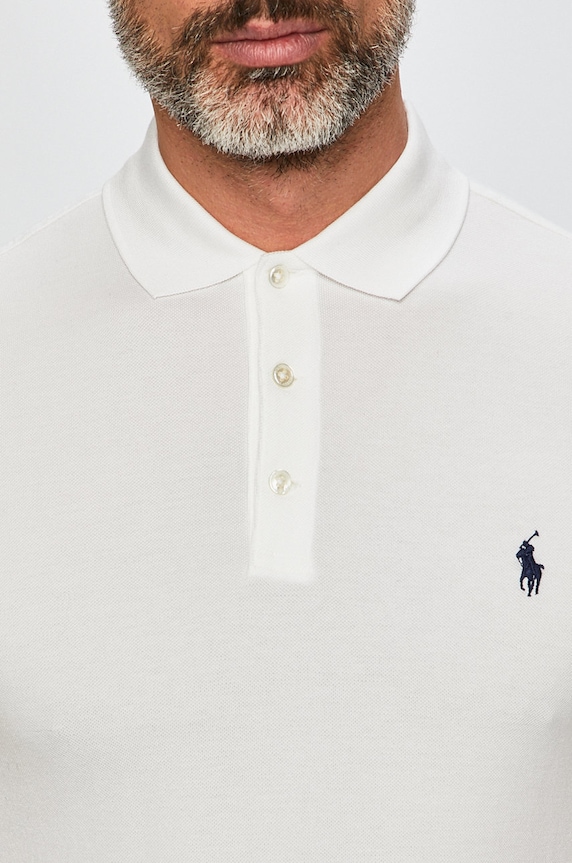 Polo Ralph Lauren - Pánske polo tričko 710541705008 biela