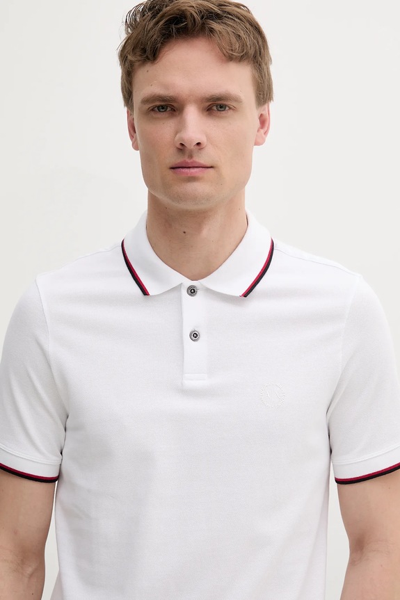 Ruházat Armani Exchange pamut póló 8NZF75.Z8M5Z fehér