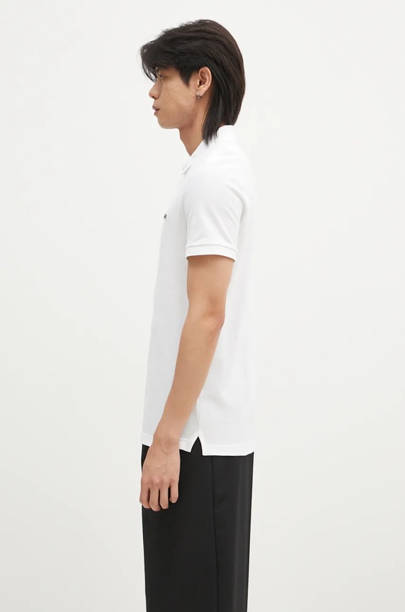 Lacoste polo de bumbac PH4012 alb SS26