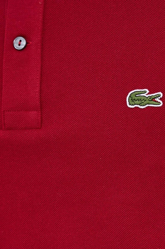Lacoste pamut póló PH4012 burgundia