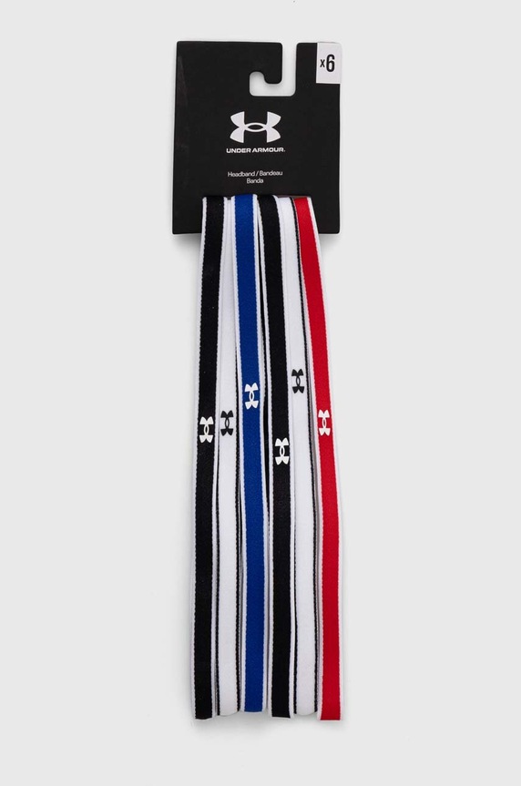 Under Armour opaski na głowę 6-pack czerwony 1286016