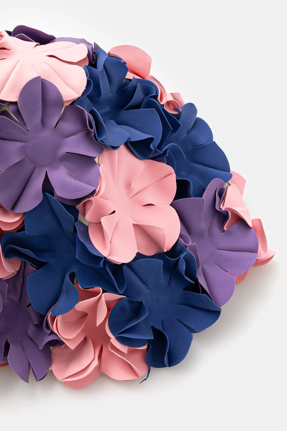 Aqua Speed Czepek pływacki 105.BLOOM fioletowy AA00