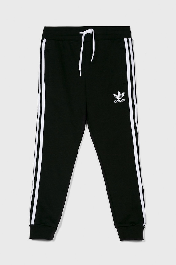 adidas Originals nadrág DV2872 sima fekete DV2872