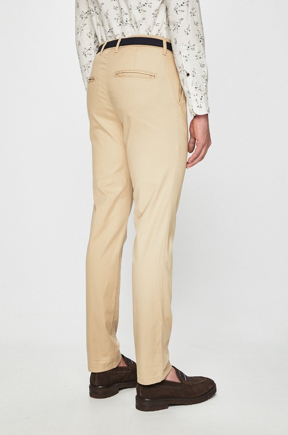 Odzież Selected Homme - Spodnie 16048756 beżowy