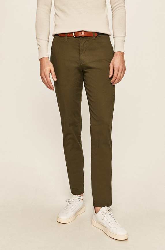Selected Homme - Nohavice chinos zelená 16065673