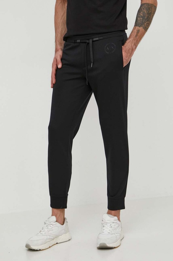 Armani Exchange - Nadrág elasztánnal fekete 8NZP91.Z9N1Z