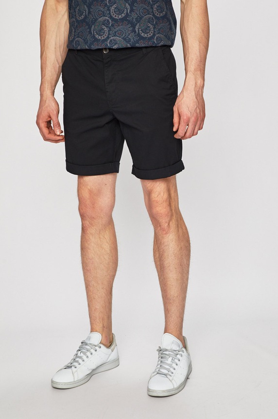 Selected rövidnadrág elasztánnal fekete 16065685