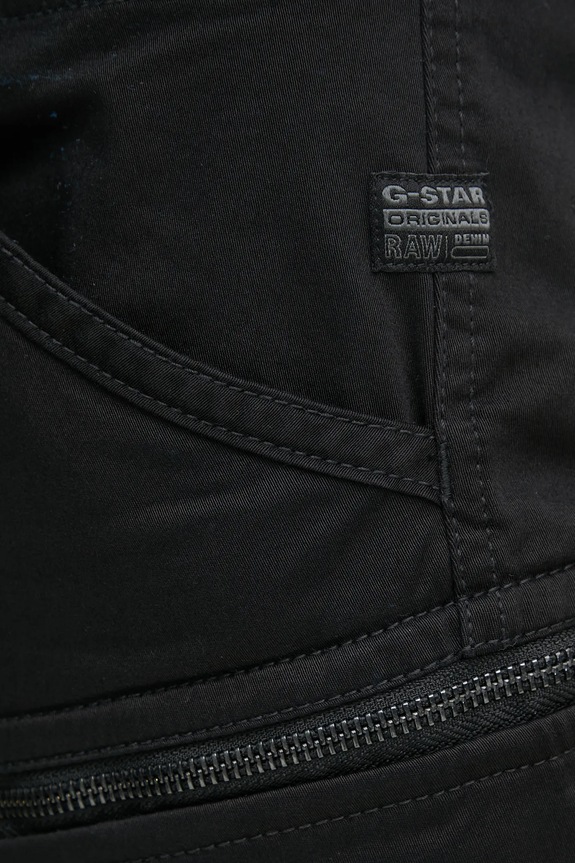 G-Star - Pánske šortky Rovic zip relaxed 1\2 čierna D08566.5126.990