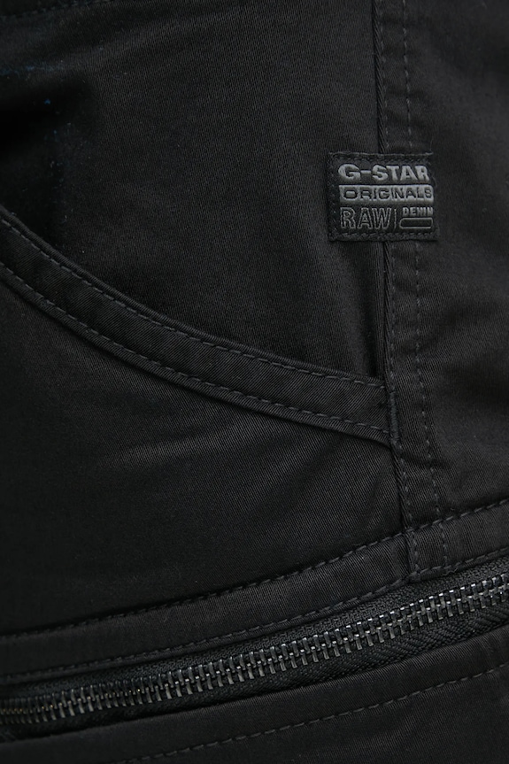 G-Star - Pánske šortky Rovic zip relaxed 1\2 čierna D08566.5126.990