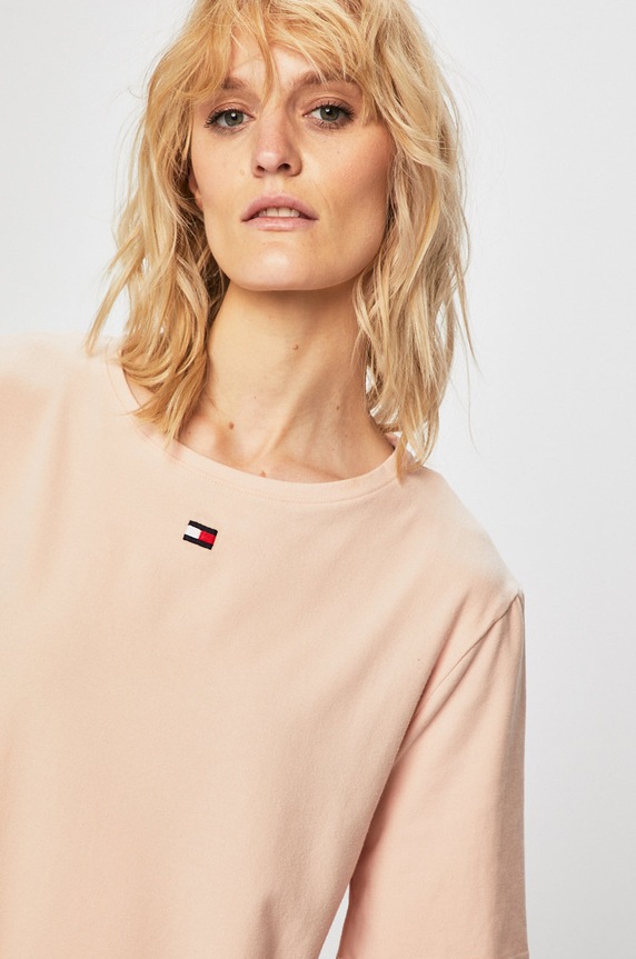 Tommy Hilfiger - Top różowy UW0UW01307