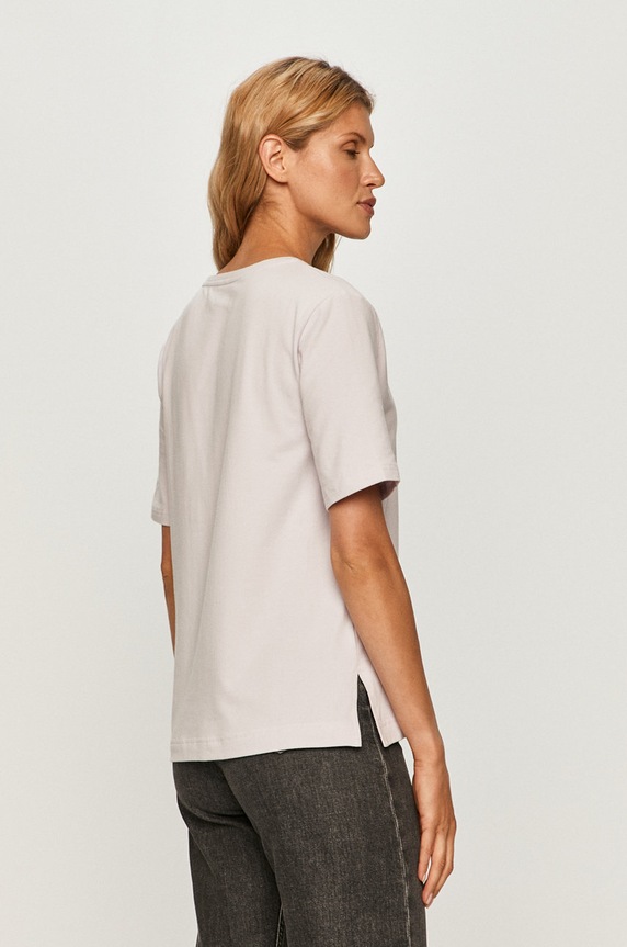 Ρούχα Tommy Hilfiger - Μπλουζάκι UW0UW01307 μωβ