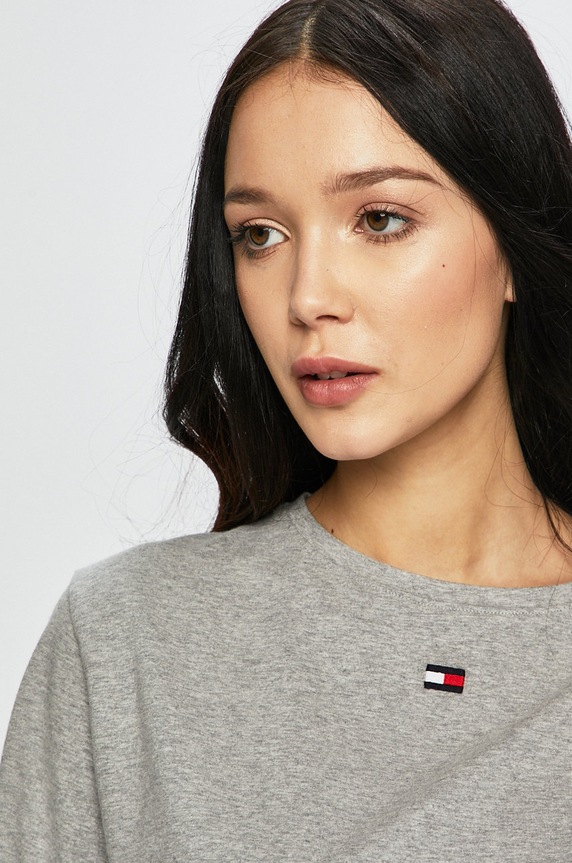 Tommy Hilfiger - Top sivá UW0UW01307