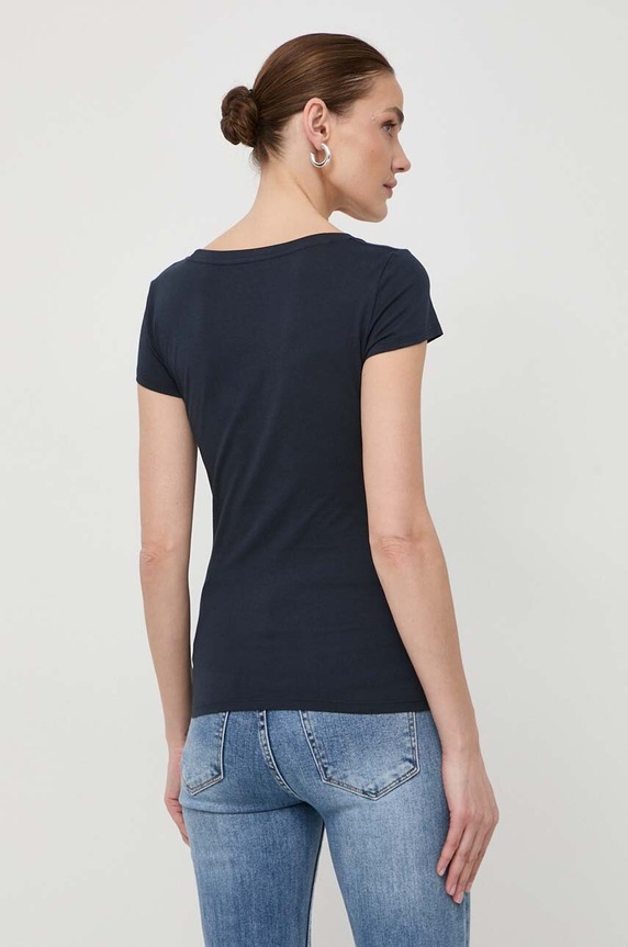 Ruházat Armani Exchange pamut póló 8NYT70.YJ16Z.NOS sötétkék