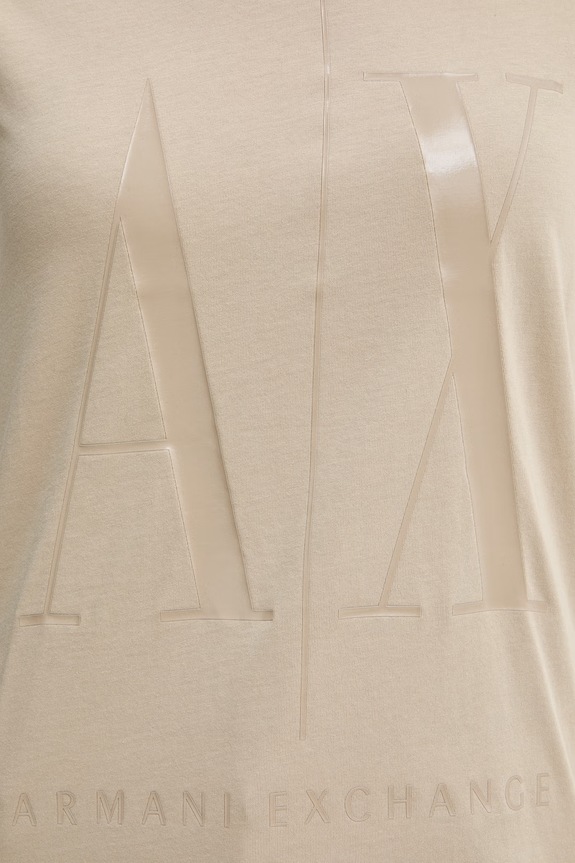 Armani Exchange tricou 8NYTCX.YJG3Z.NOS bej