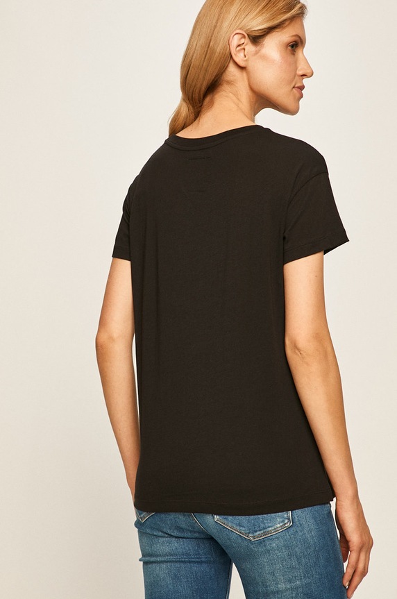 Îmbrăcăminte Armani Exchange tricou 8NYTCX.YJG3Z.NOS negru
