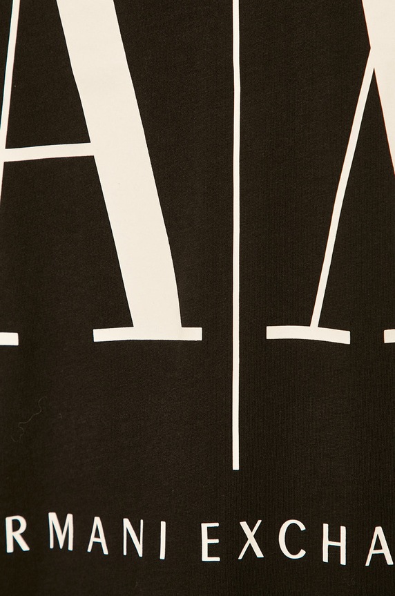 Armani Exchange tricou 8NYTCX.YJG3Z.NOS negru