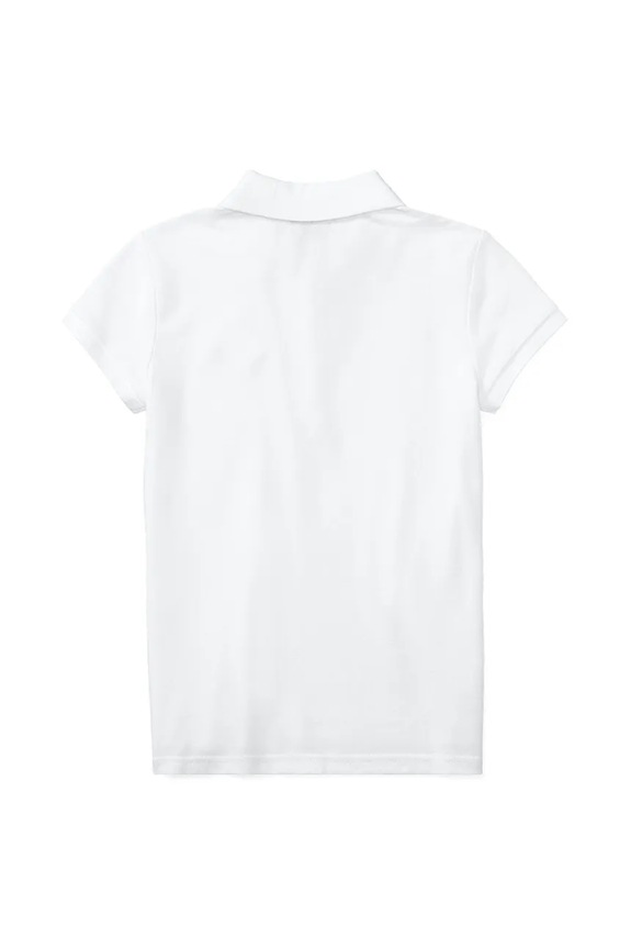 Момиче Polo Ralph Lauren - Детска тениска с яка 128-176 cm 313573242005 бял