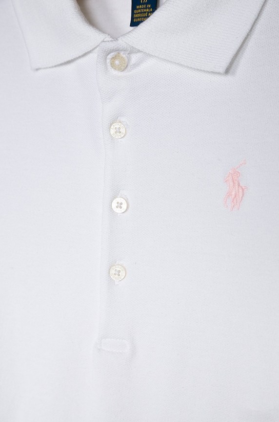 Polo Ralph Lauren - Детска тениска с яка 128-176 cm бял 313573242005