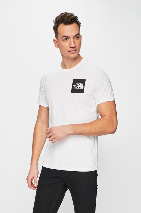 The North Face - Majica print bijela T0CEQ5LA9
