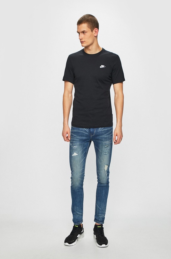Nike Sportswear - T-shirt AR4997 czarny AW20