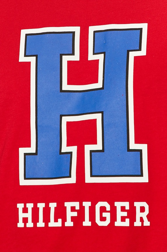 Tommy Hilfiger - Pánske tričko MW0MW09528 červená