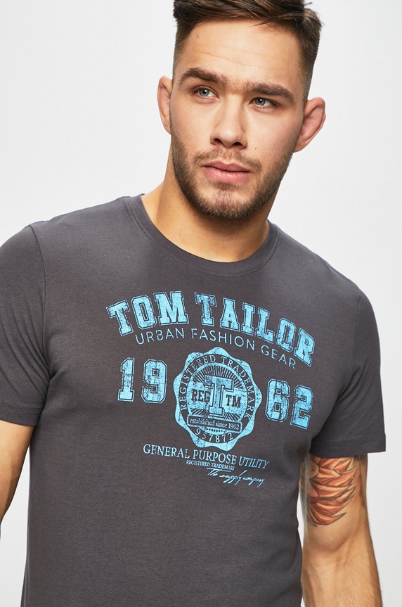 Tom Tailor Denim - T-shirt szary 1008637