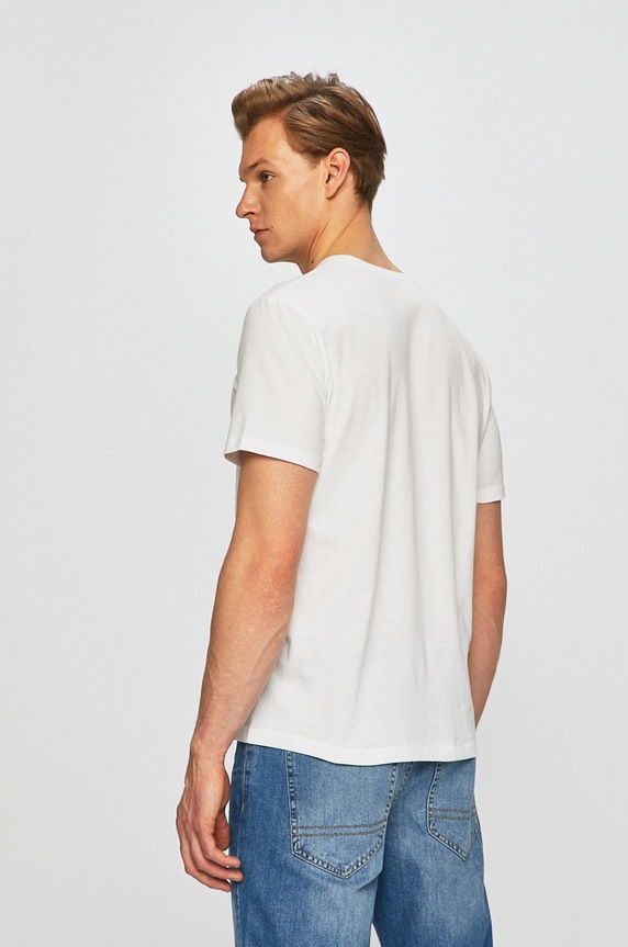 Oblečenie Tom Tailor Denim - Pánske tričko (2-pak) 1008638 biela
