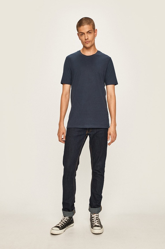 Produkt by Jack & Jones - T-shirt 12146081 sötétkék AW19