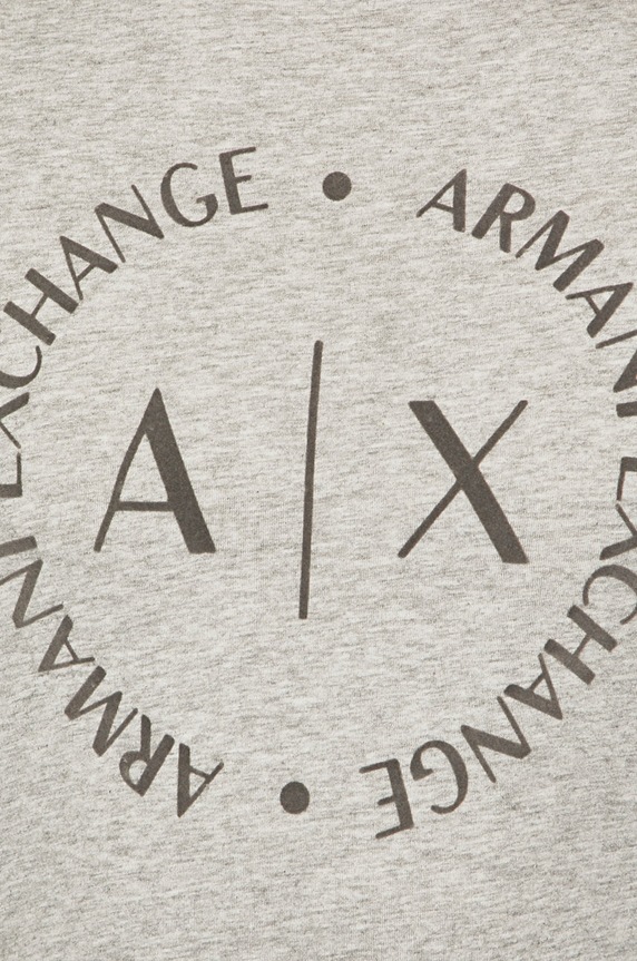 Armani Exchange - Pánske tričko 8NZTCD.Z8H4Z.NOS sivá