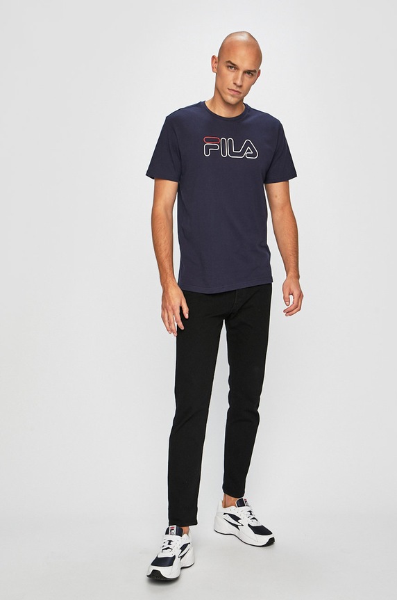 Fila - Pánske tričko 687137 tmavomodrá AW20