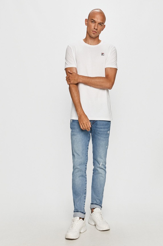 Fila - T-shirt 682393 biały AW20