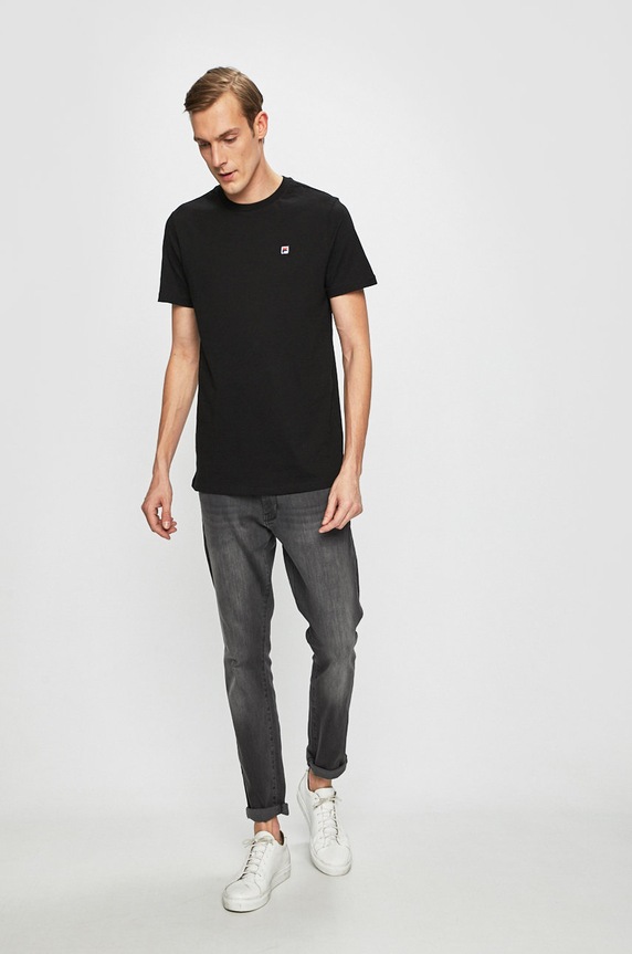 Fila - T-shirt 682393 czarny AW20
