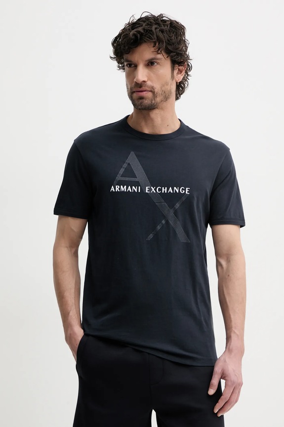 Armani Exchange t-shirt sötétkék 8NZT76.Z8H4Z.NOS
