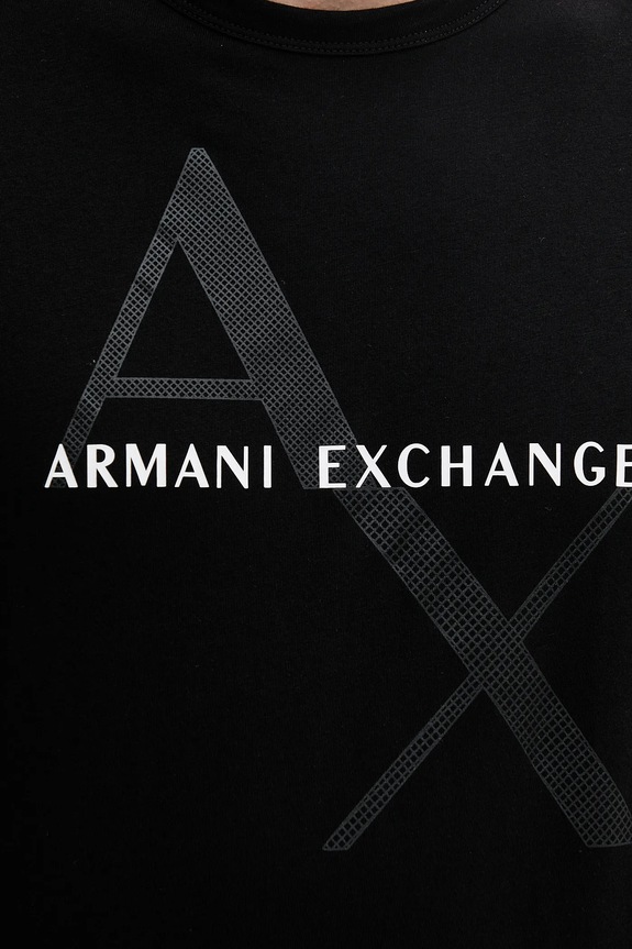 Armani Exchange t-shirt fekete 8NZT76.Z8H4Z.NOS