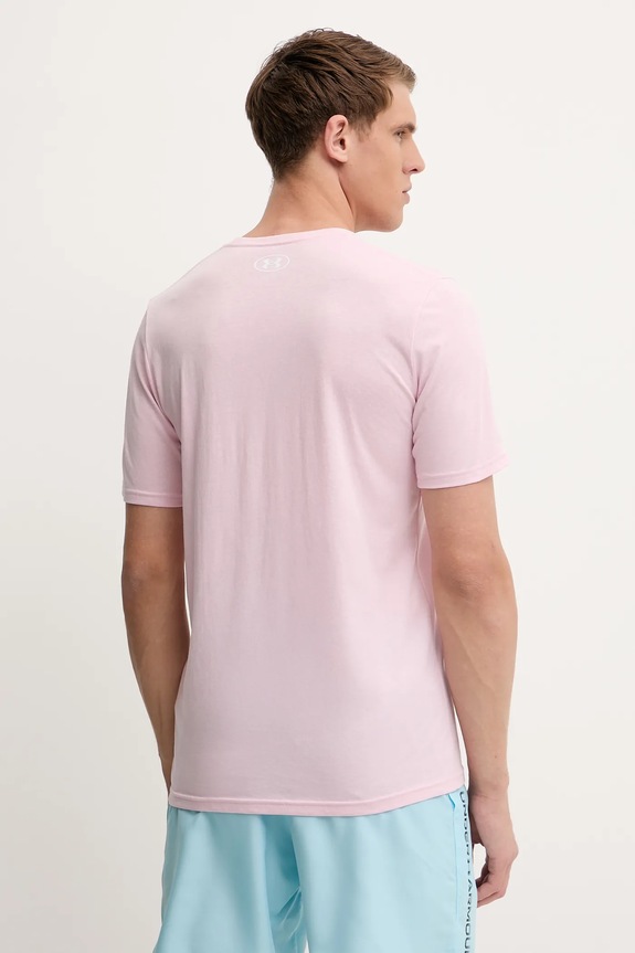 Ρούχα Μπλουζάκι Under Armour SPORTSTYLE LEFT CHEST 1326799. ροζ