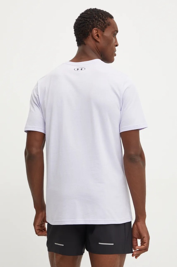 Oblečenie Tričko Under Armour SPORTSTYLE LEFT CHEST 1326799. fialová