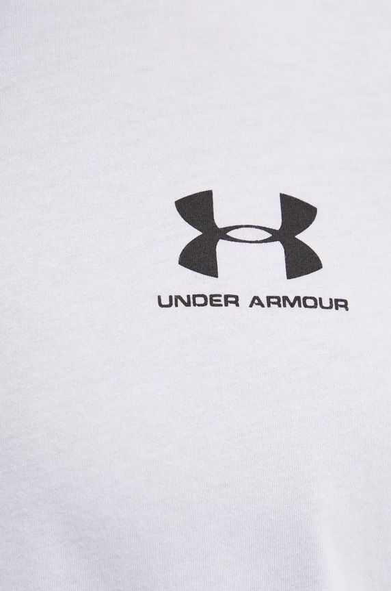 Tričko Under Armour SPORTSTYLE LEFT CHEST 1326799. fialová