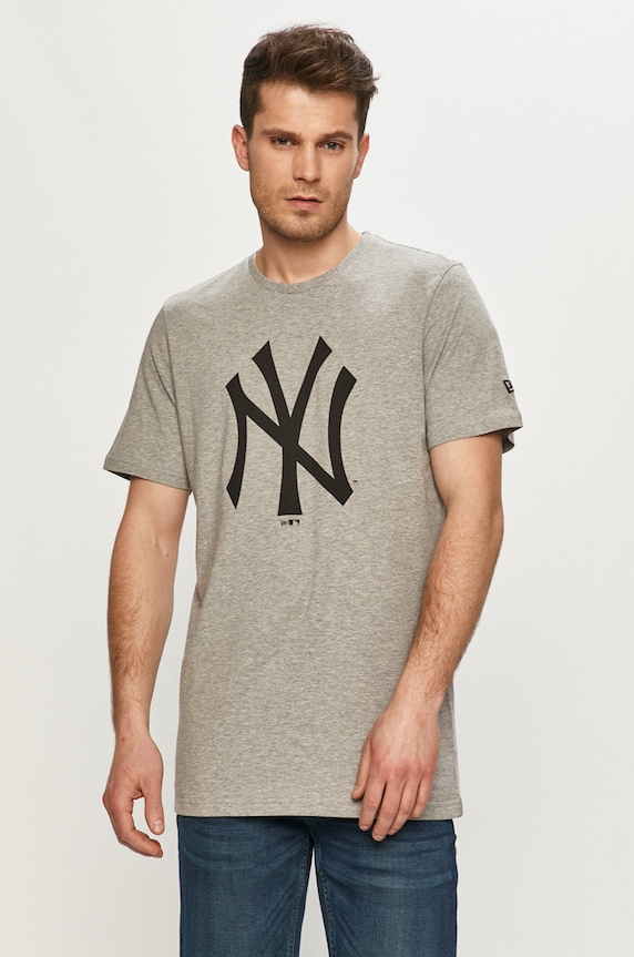 New Era - T-shirt szary 11863696