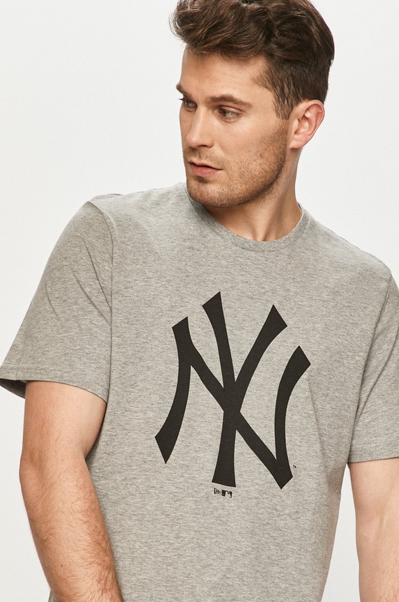 New Era - T-shirt 11863696 szary