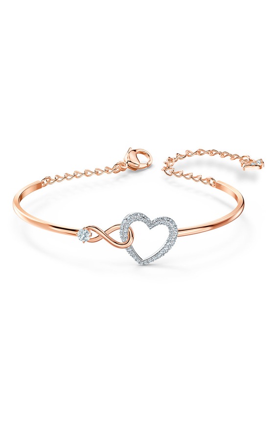 Swarovski - Bransoletka Infinity 5518869 złoty 5518869