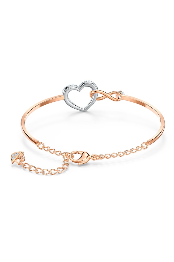Swarovski - Bransoletka Infinity 5518869 5518869 złoty SS20