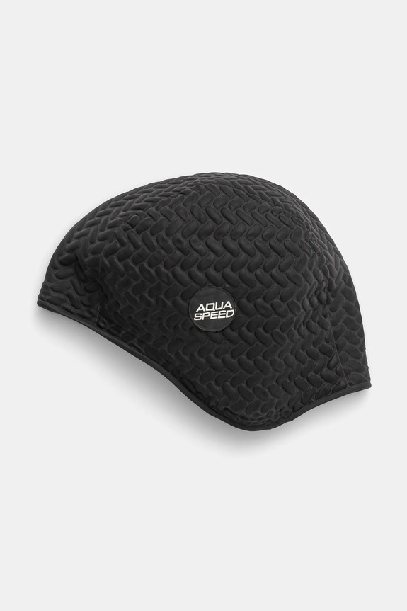 Aqua Speed czepek pływacki czarny BOMBASTIC.TIC.TAC