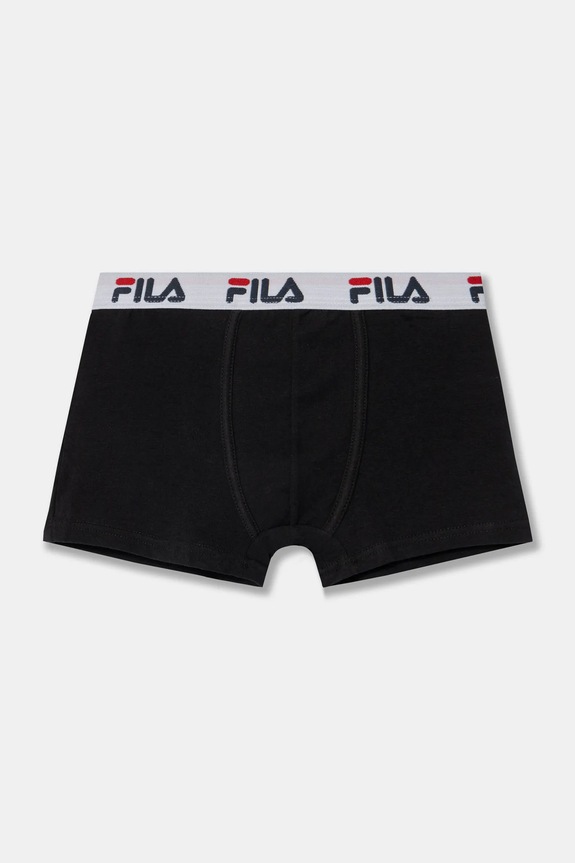 Fila - Dětské boxerky 125-157 cm přiléhavé boxerky černá FU1000
