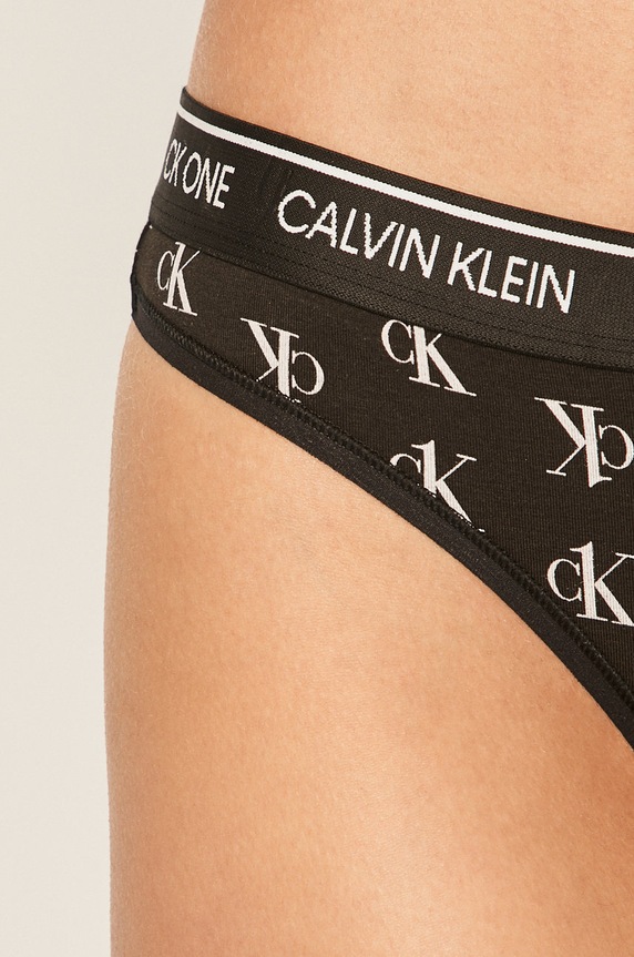 Calvin Klein Underwear - Stringi CK One czarny 000QF5733E
