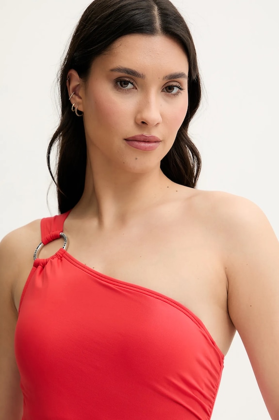 Îmbrăcăminte MICHAEL Michael Kors costum de baie dintr-o singură piesă de damă ONE SHOULDER ONE PIECE MM7M524 rosu