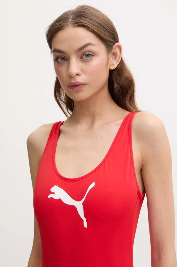 Jednodílné plavky Puma červená 907685
